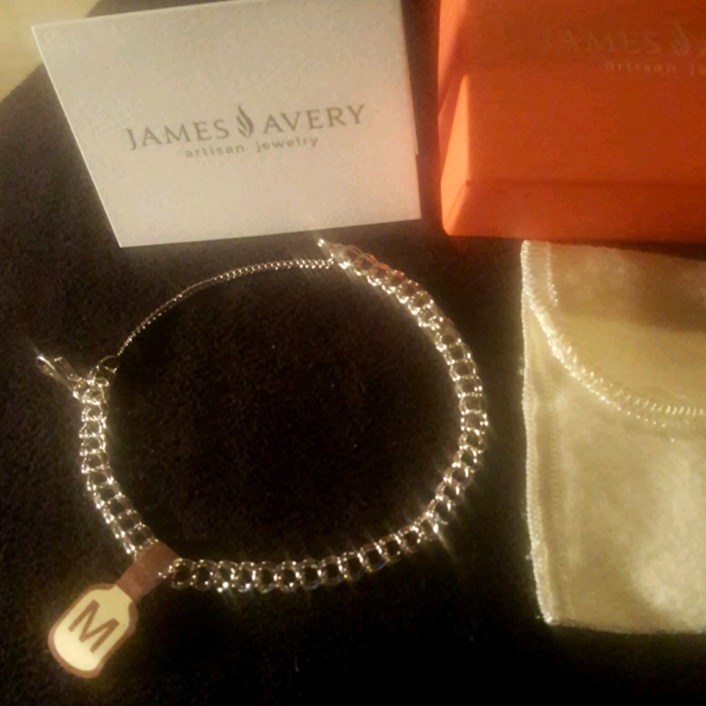 James Avery sterling silver charm bracelet